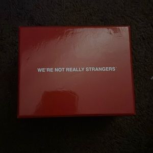 We’re not really strangers, played once